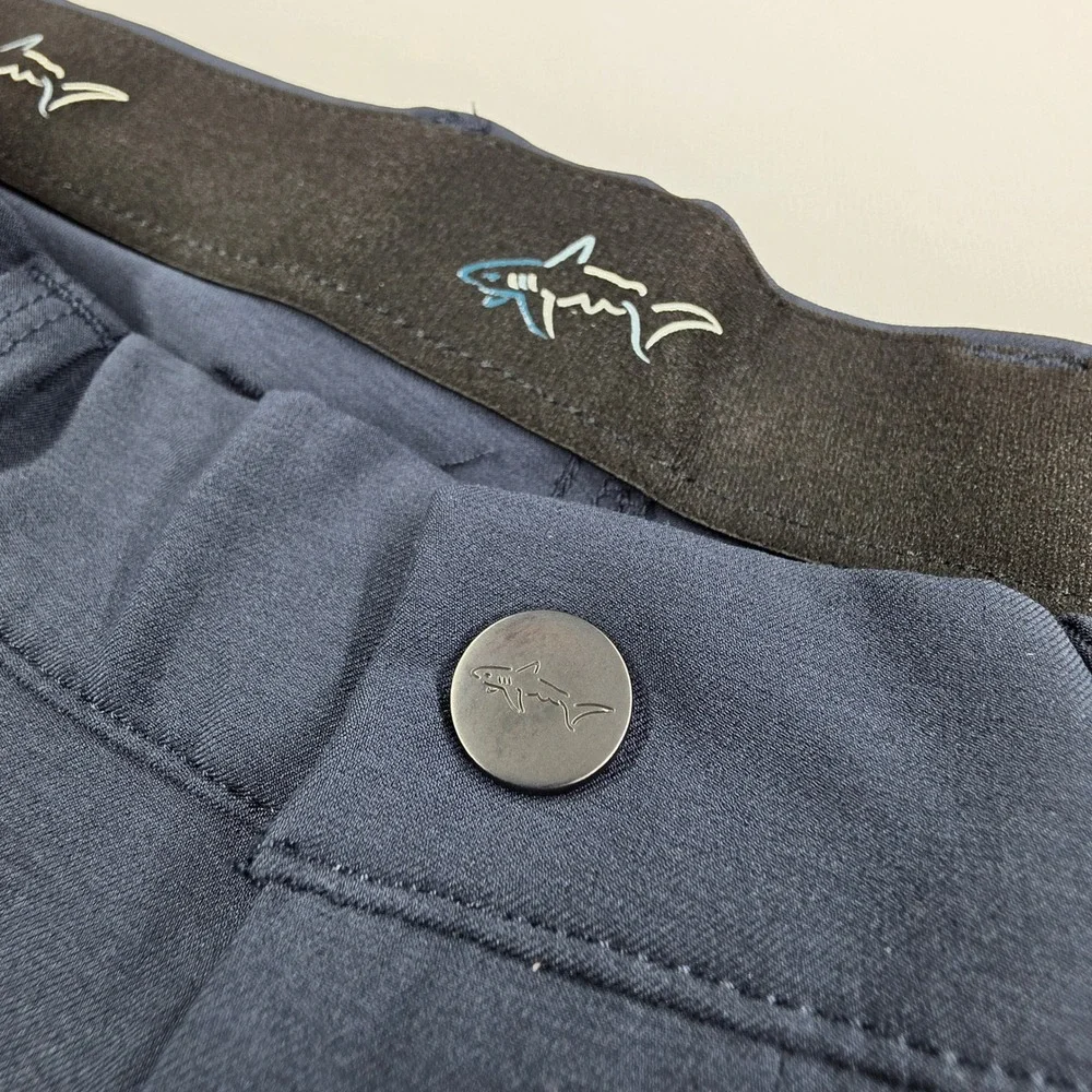Greg Norman Collection Mens Navy Blue Golf Pants 32x29 Performance Stretch